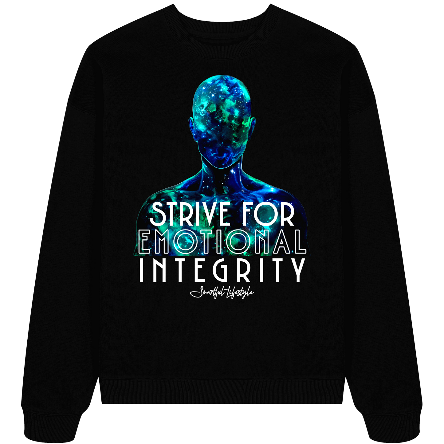 Oversized Eco Sweatshirt | Strive for Emotional Integrity ☆
