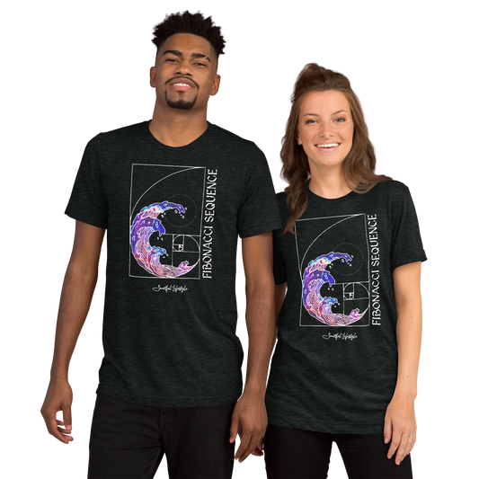 Tri-Blend T-Shirt | Fibonacci Wave ☆