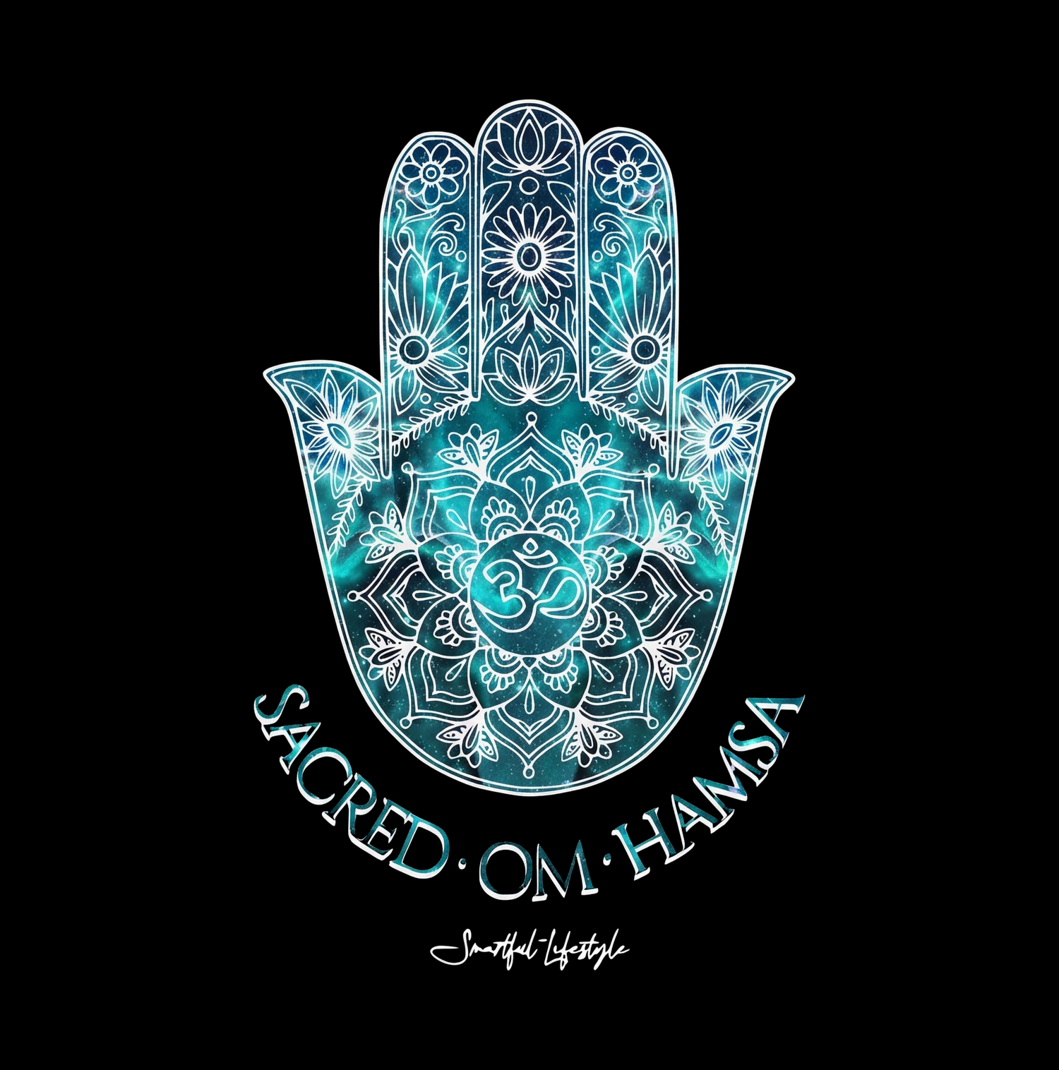 Sacred OM Hamsa