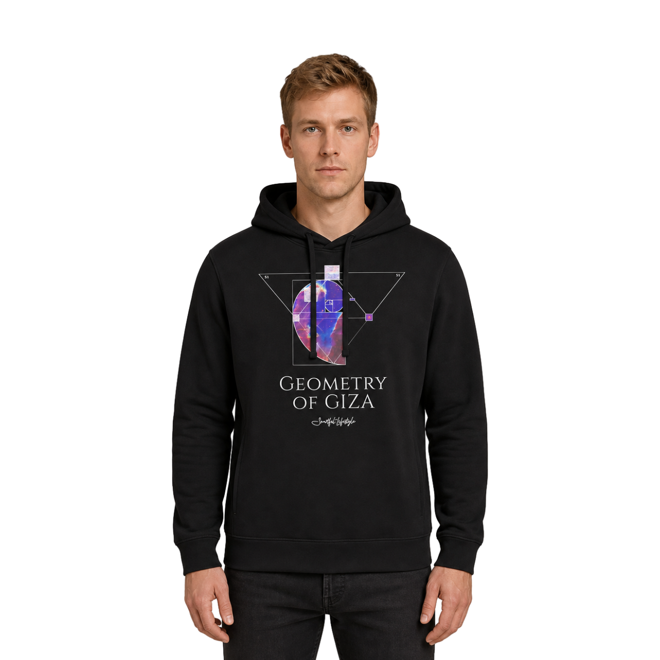 Pure Structure Hoodie | Geometry of Giza ☆