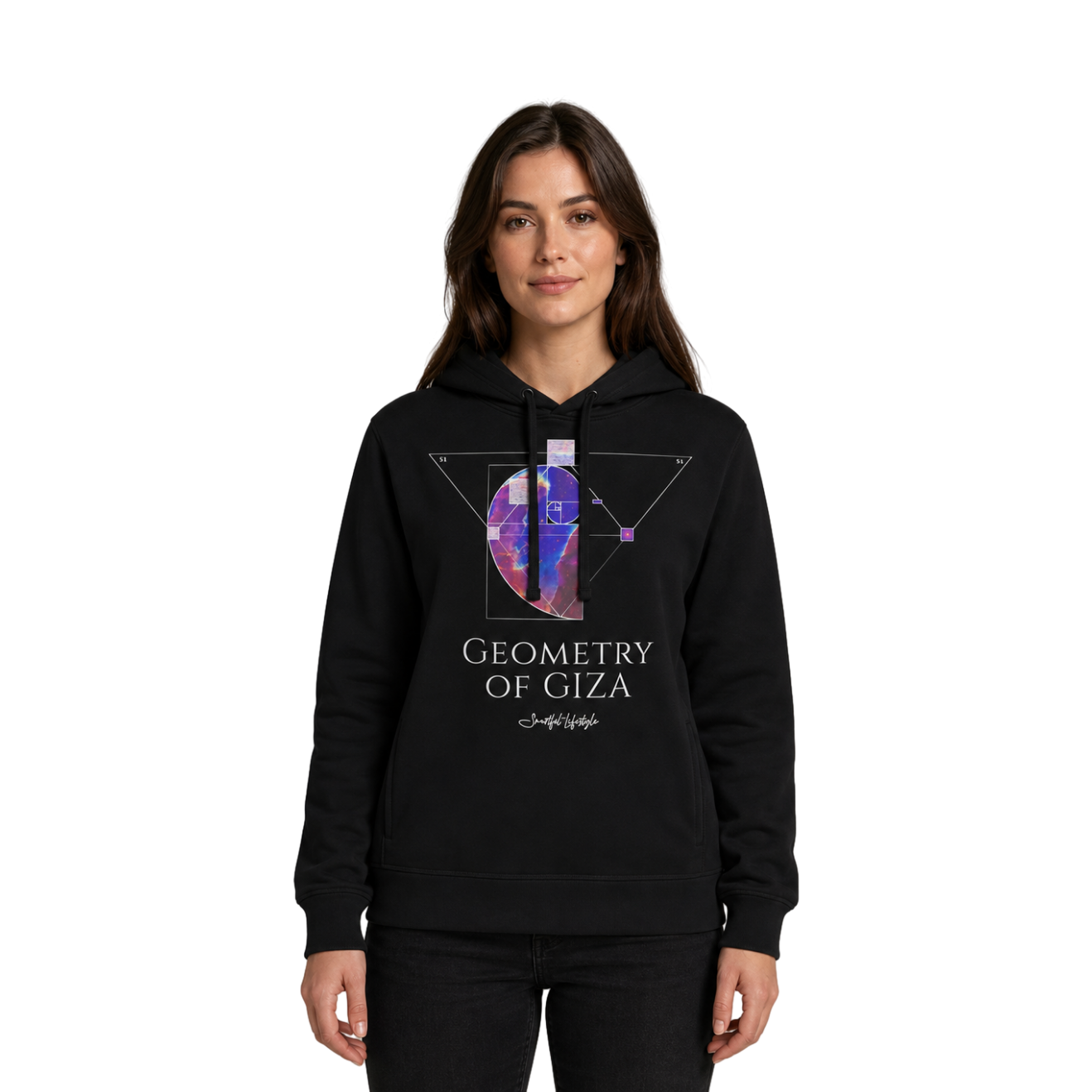 Pure Structure Hoodie | Geometry of Giza ☆