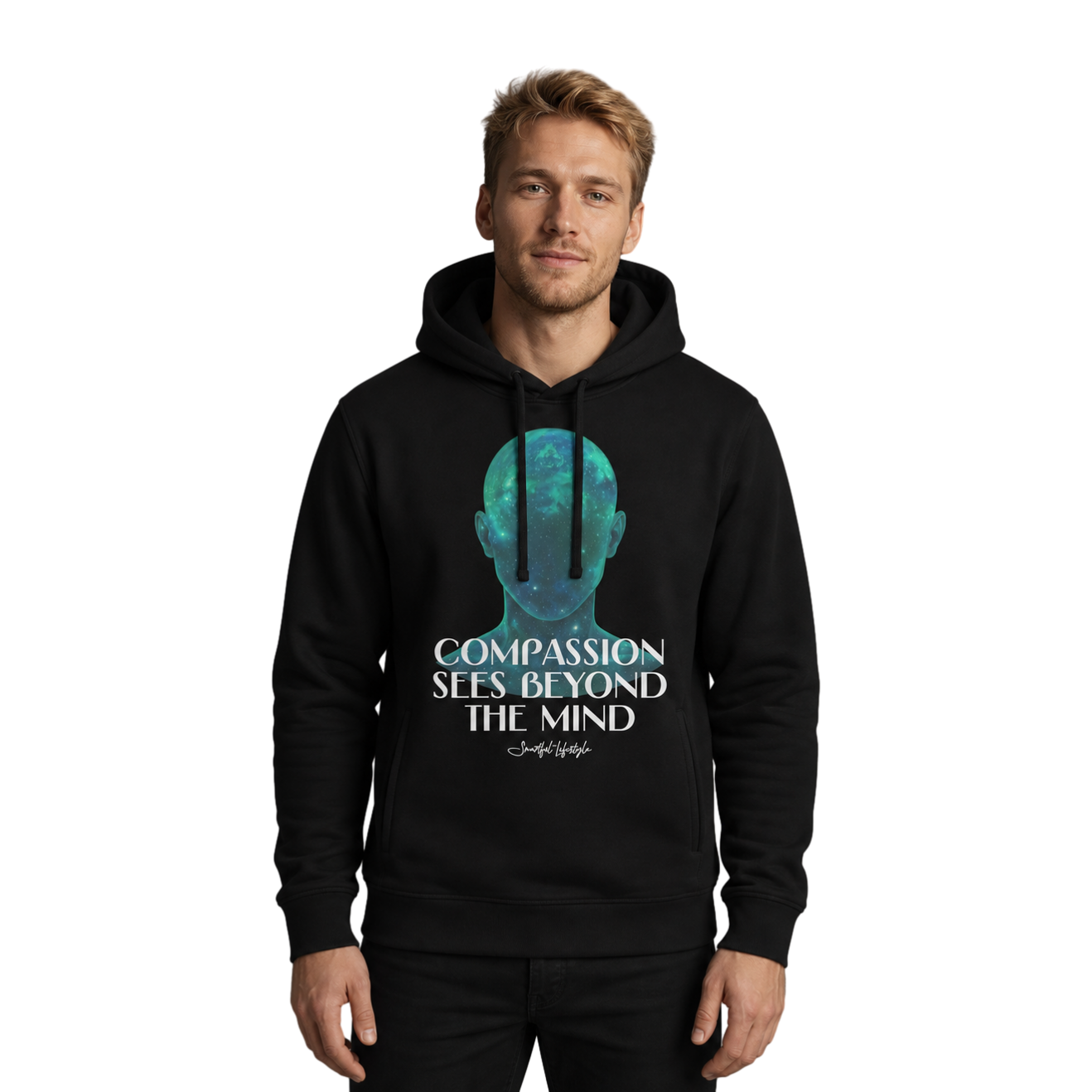 Pure Structure Hoodie | Compassion Sees Beyond Mind