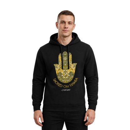 Pure Structure Hoodie | Sacred OM Hamsa Yantra