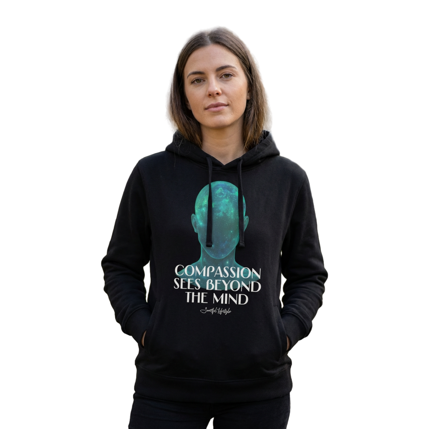 Pure Structure Hoodie | Compassion Sees Beyond Mind