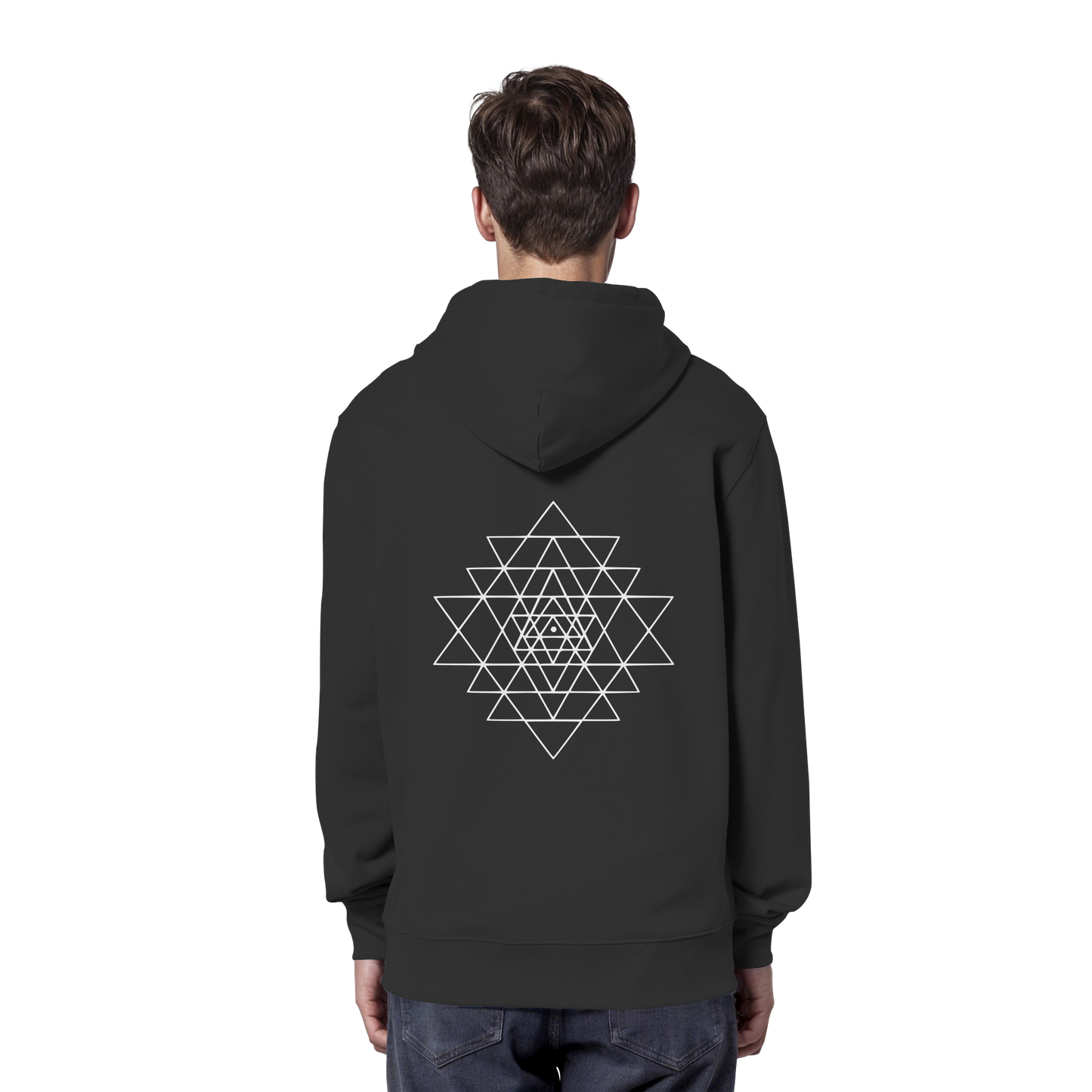 Eco Hoodie | Sri Yantra | Cosmic Blue ☆