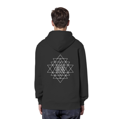 Eco Hoodie | Sri Yantra | Cosmic Blue ☆