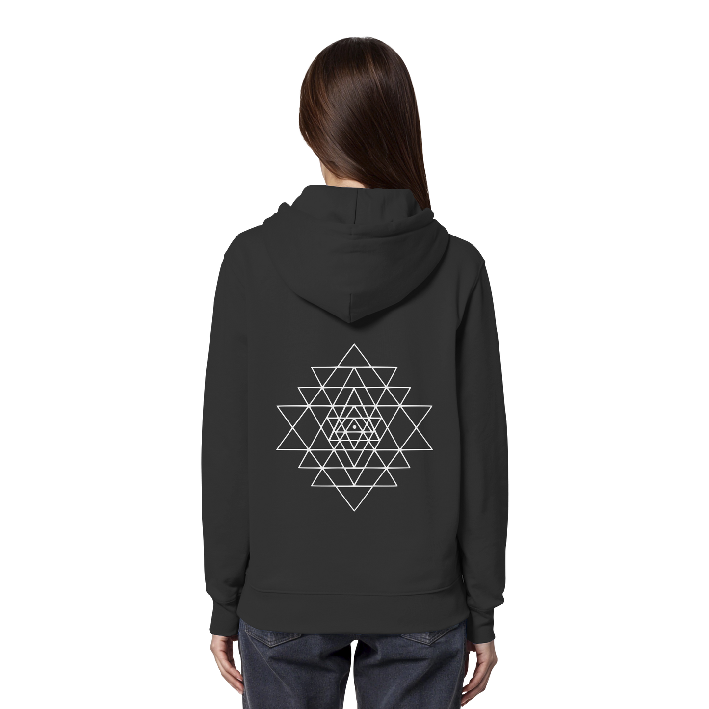 Eco Hoodie | Sri Yantra | Cosmic Blue ☆