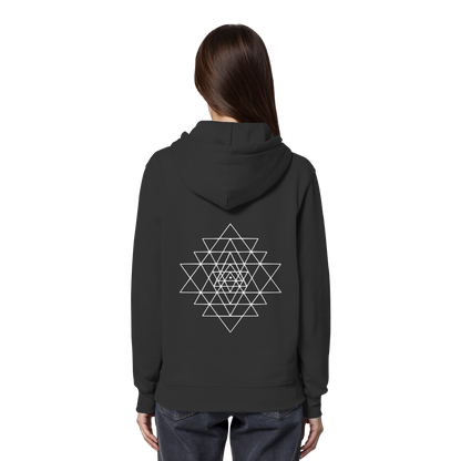 Eco Hoodie | Sri Yantra | Cosmic Blue ☆