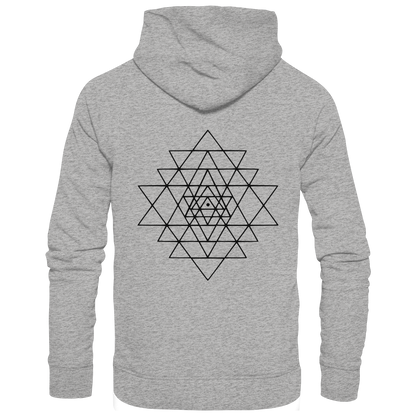 Eco Hoodie | Sri Yantra | Cosmic Blue ☆