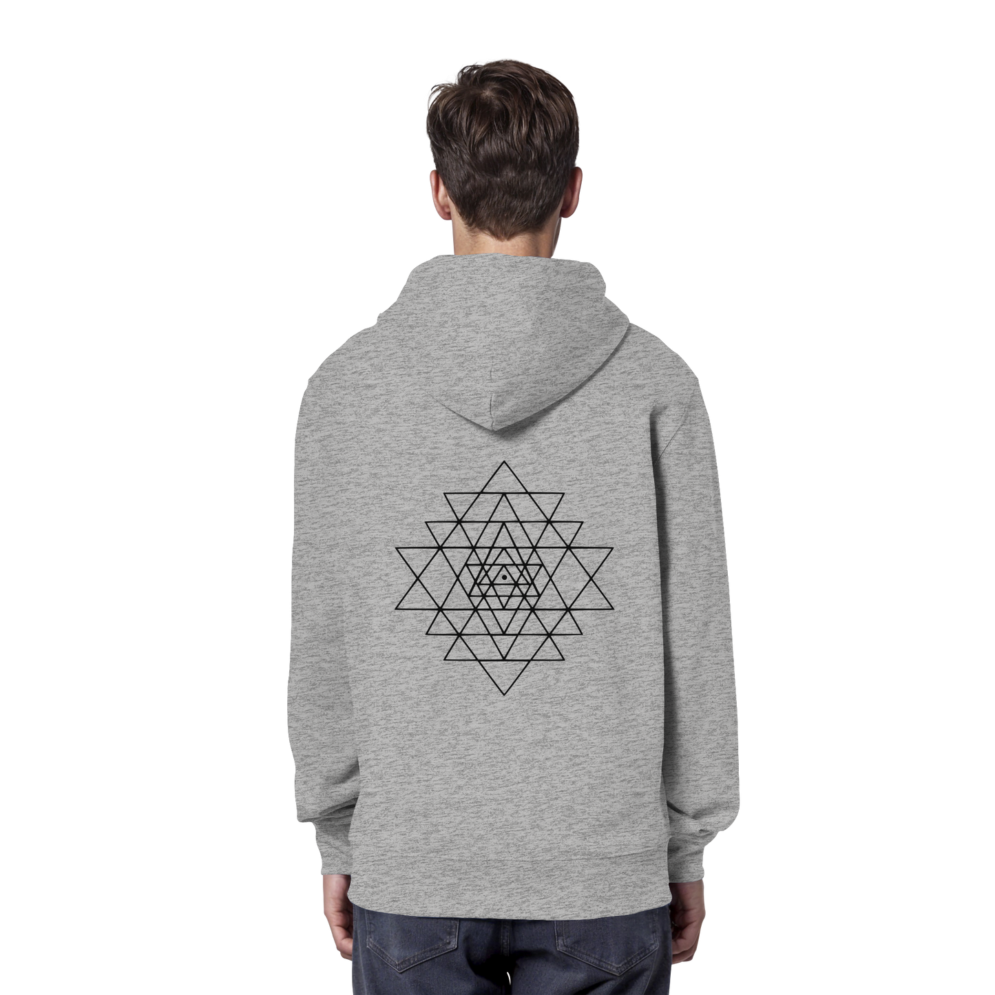 Eco Hoodie | Sri Yantra | Cosmic Blue ☆