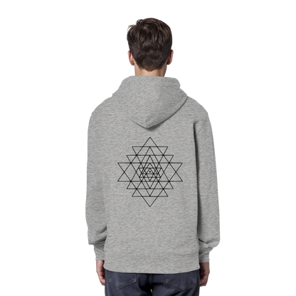 Eco Hoodie | Sri Yantra | Cosmic Blue ☆