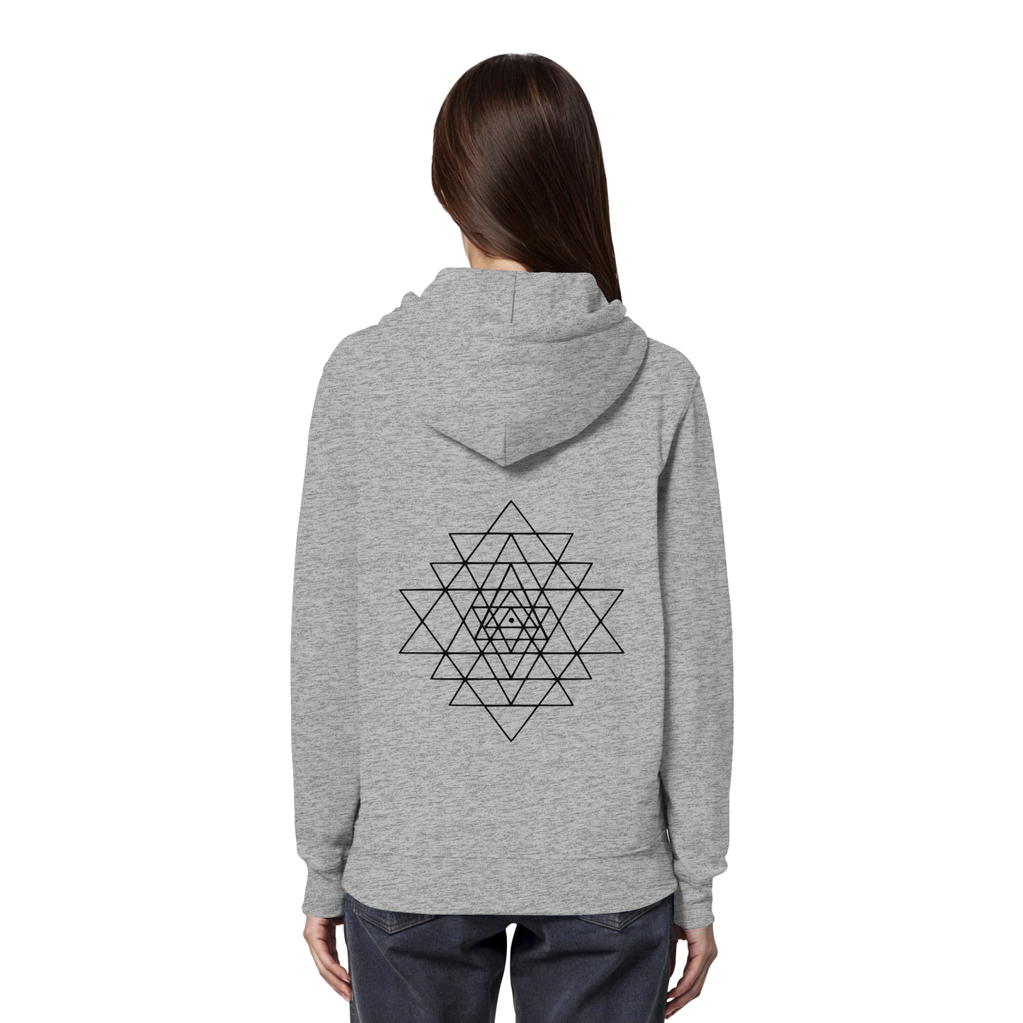 Eco Hoodie | Sri Yantra | Cosmic Blue ☆