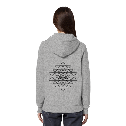 Eco Hoodie | Sri Yantra | Cosmic Blue ☆