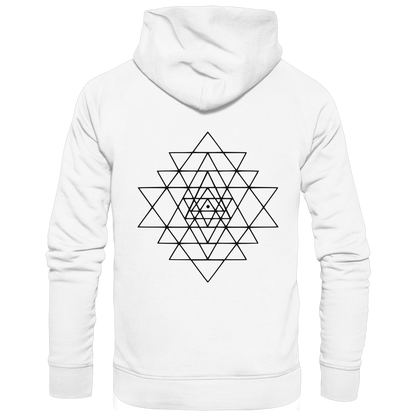 Eco Hoodie | Sri Yantra | Cosmic Blue ☆