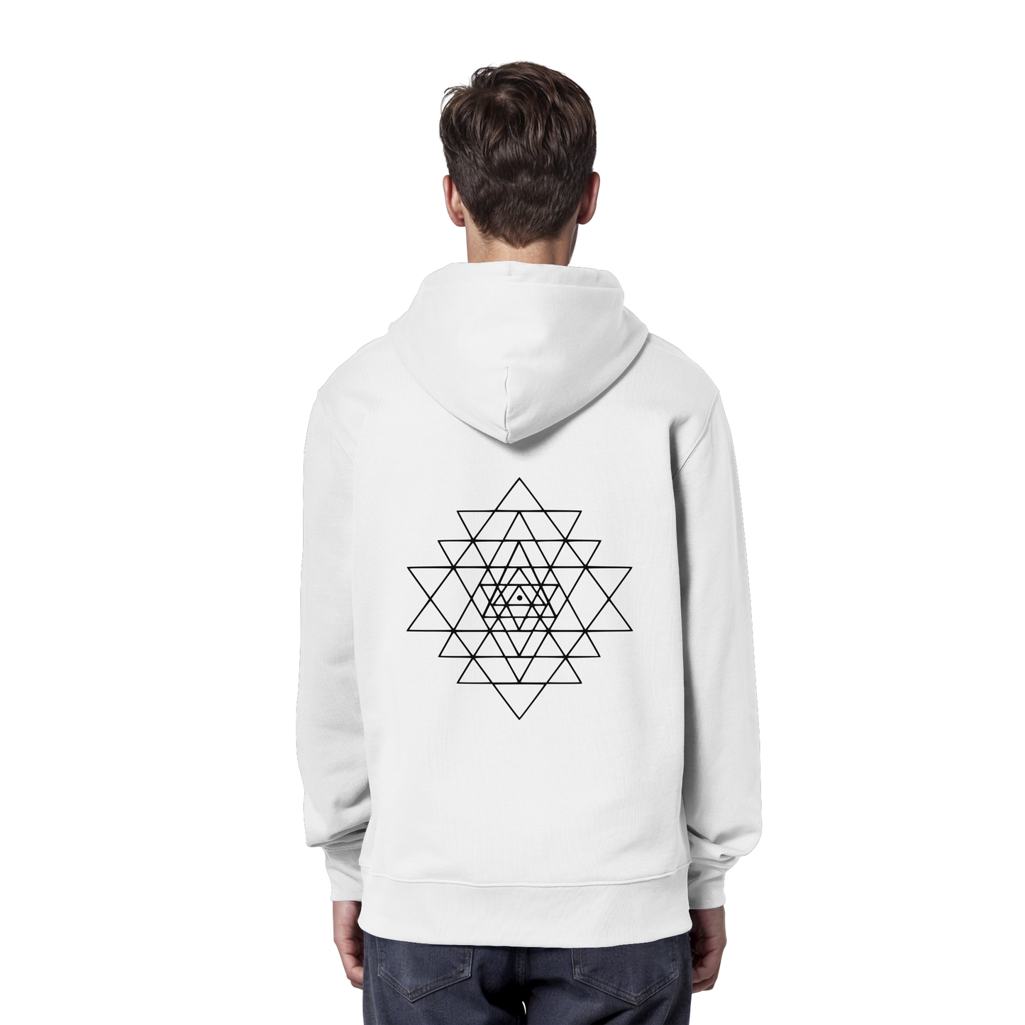 Eco Hoodie | Sri Yantra | Cosmic Blue ☆