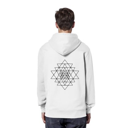Eco Hoodie | Sri Yantra | Cosmic Blue ☆