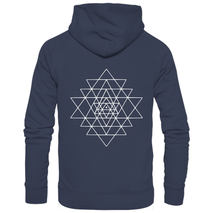 Signature Hoodie | Sri Yantra | Cosmic Blue ☆