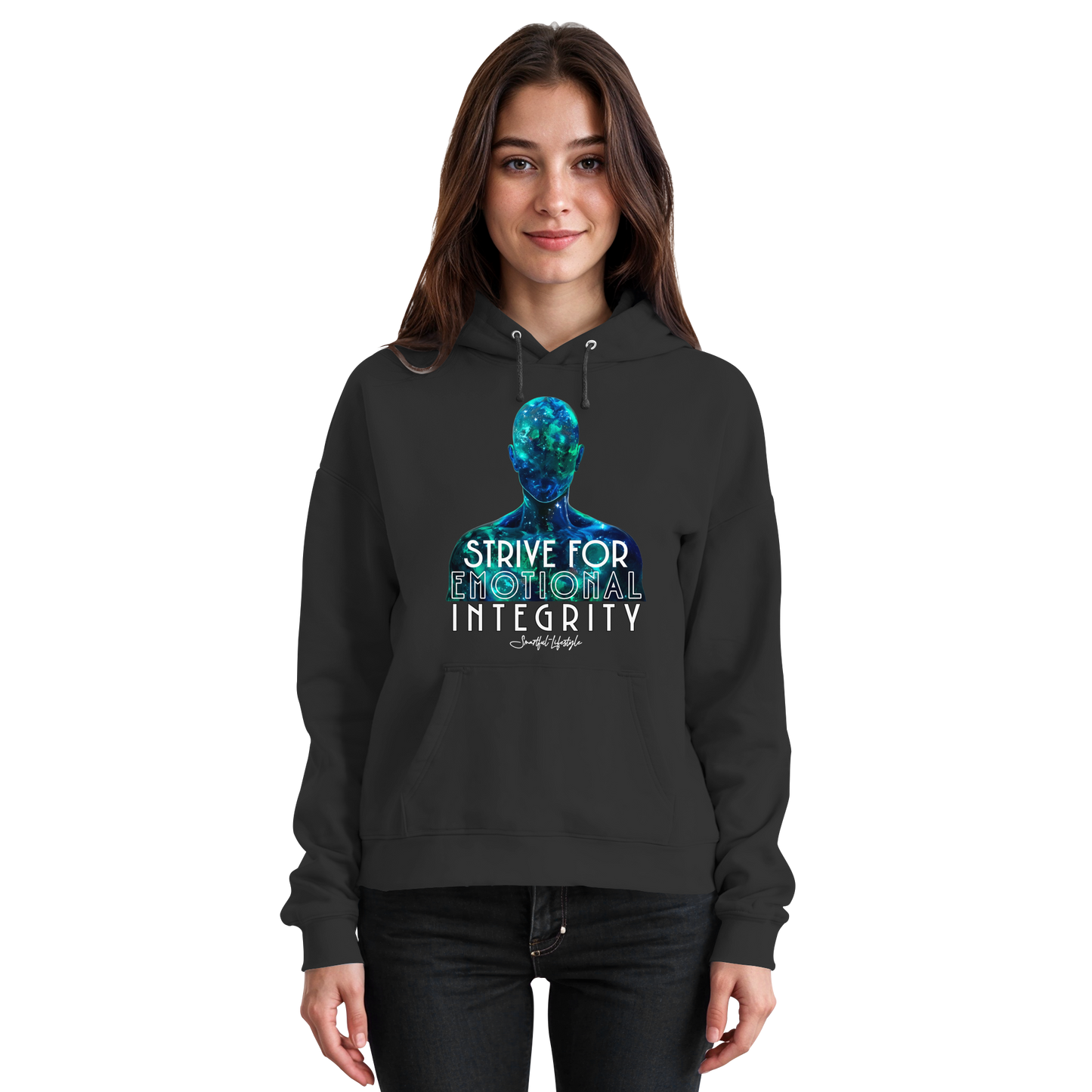 Solid Hoodie  | Emotional Integrity | Emerald Void ☆