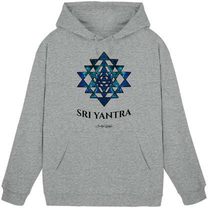 Solid Hoodie | Sri Yantra | Cosmic Blue ☆