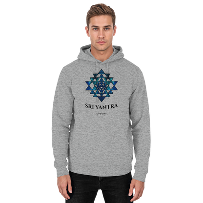 Solid Hoodie | Sri Yantra | Cosmic Blue ☆