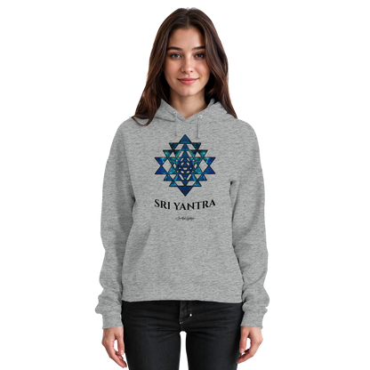 Solid Hoodie | Sri Yantra | Cosmic Blue ☆