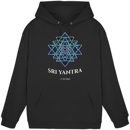 Solid Hoodie | Sri Yantra | Cosmic Blue ☆