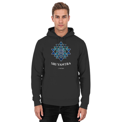 Solid Hoodie | Sri Yantra | Cosmic Blue ☆