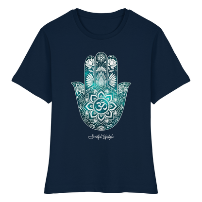 Slim T-Shirt (for Women) | Hamsa Om ☆