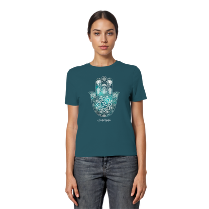 Slim T-Shirt (for Women) | Hamsa Om ☆