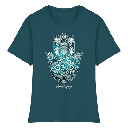 Slim T-Shirt (for Women) | Hamsa Om ☆