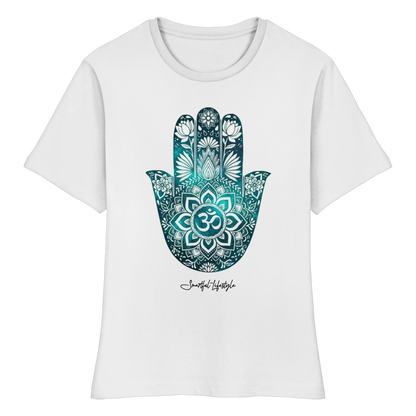 Slim T-Shirt (for Women) | Hamsa Om ☆