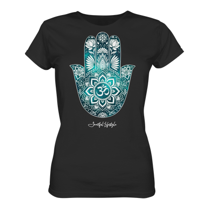 Organic T-Shirt (for Women) | Hamsa Om ☆