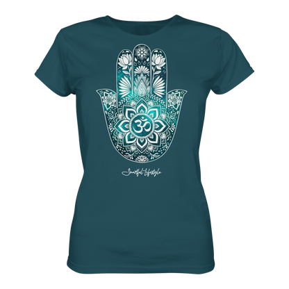Organic T-Shirt (for Women) | Hamsa Om ☆