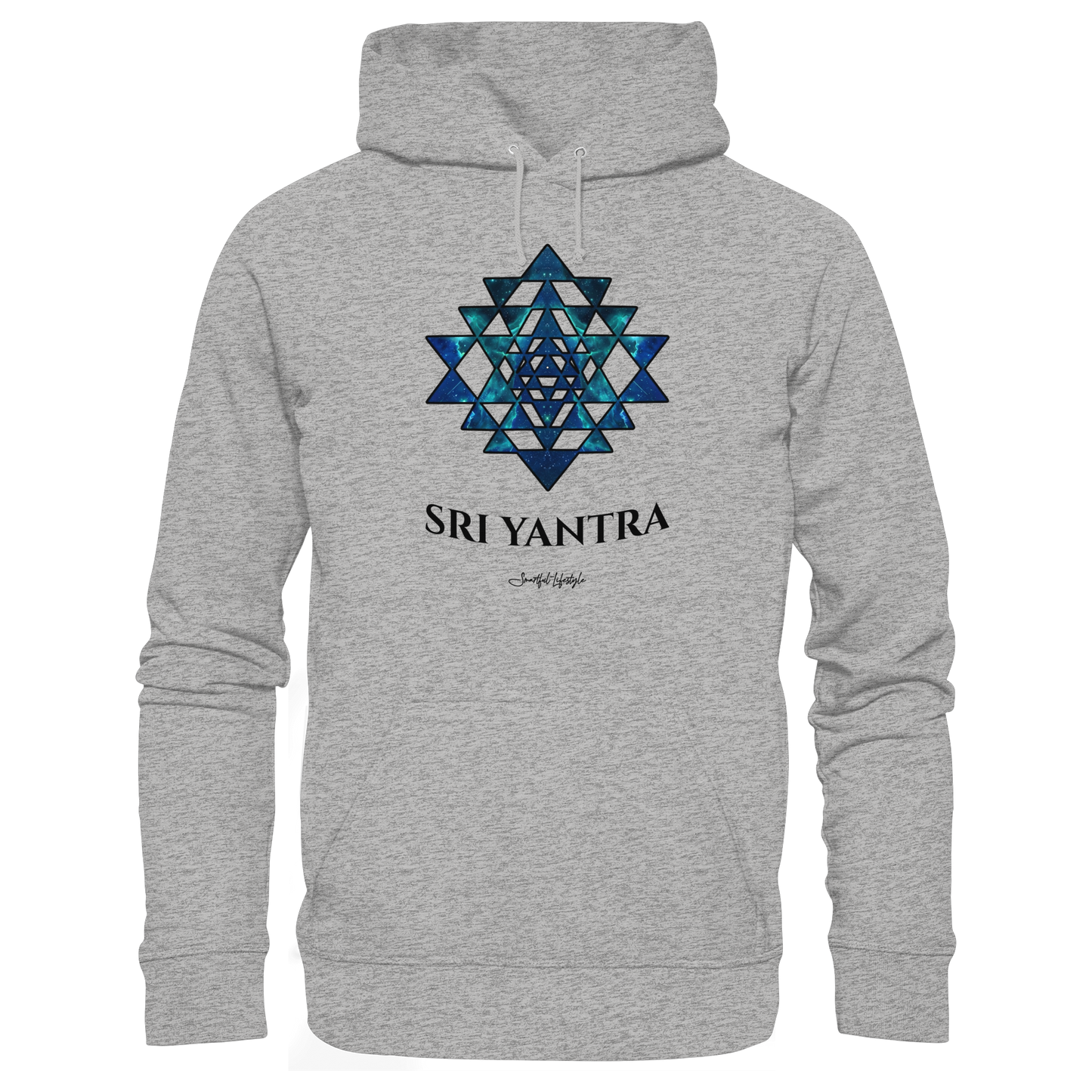 Eco Hoodie | Sri Yantra | Cosmic Blue ☆