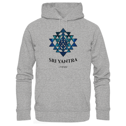 Eco Hoodie | Sri Yantra | Cosmic Blue ☆