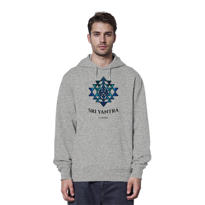 Eco Hoodie | Sri Yantra | Cosmic Blue ☆