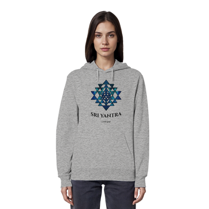 Eco Hoodie | Sri Yantra | Cosmic Blue ☆