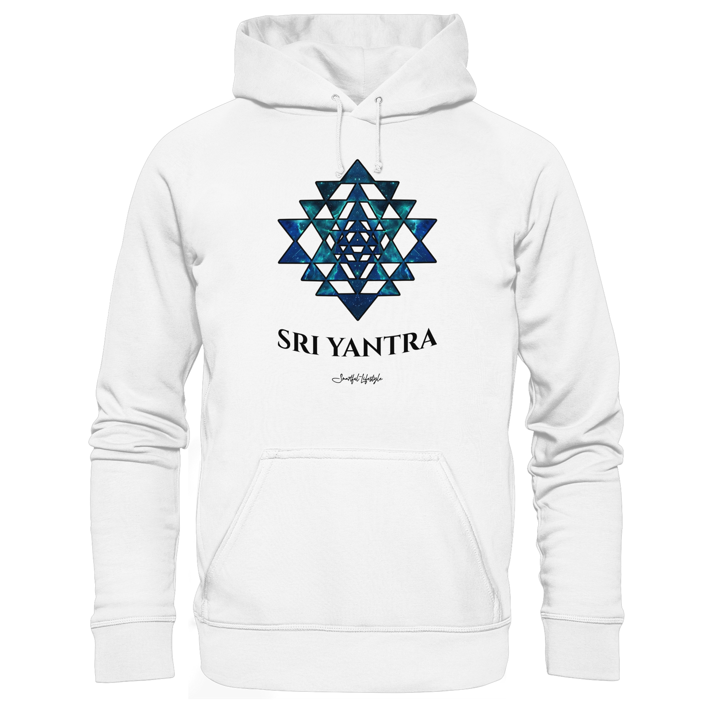 Eco Hoodie | Sri Yantra | Cosmic Blue ☆