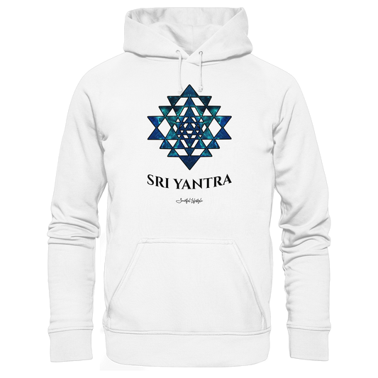Eco Hoodie | Sri Yantra | Cosmic Blue ☆