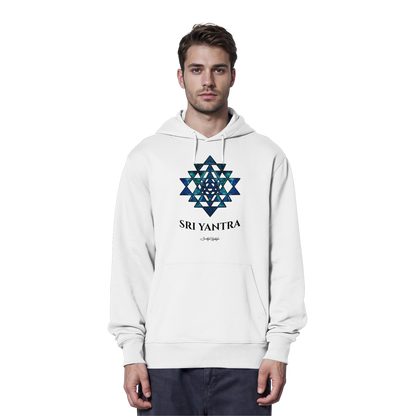 Eco Hoodie | Sri Yantra | Cosmic Blue ☆