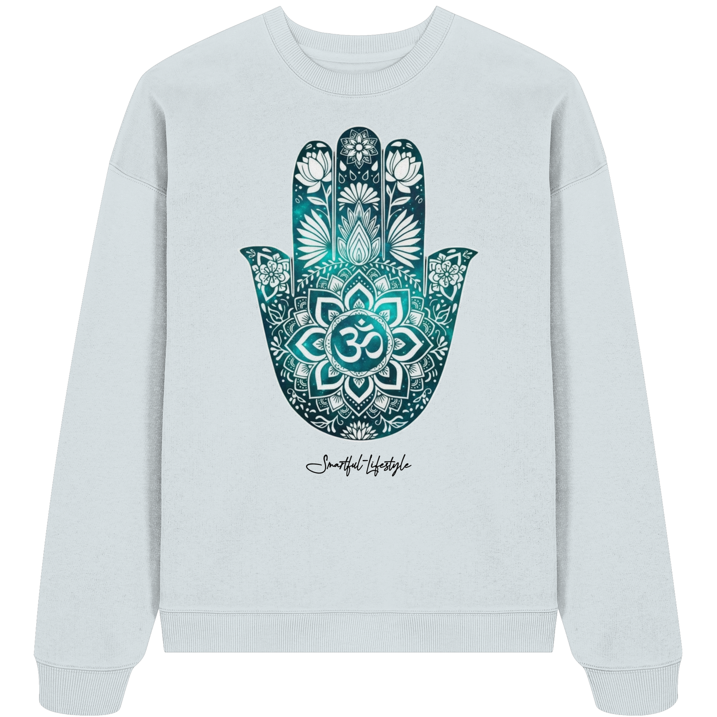 Oversized Eco Sweatshirt | Hamsa Om ☆