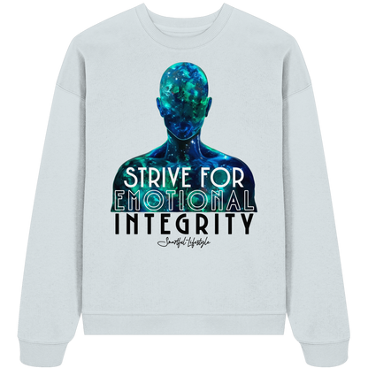 Oversized Eco Sweatshirt | Strive for Emotional Integrity ☆