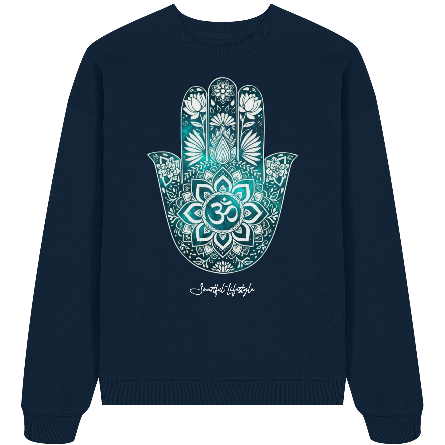 Oversized Eco Sweatshirt | Hamsa Om ☆