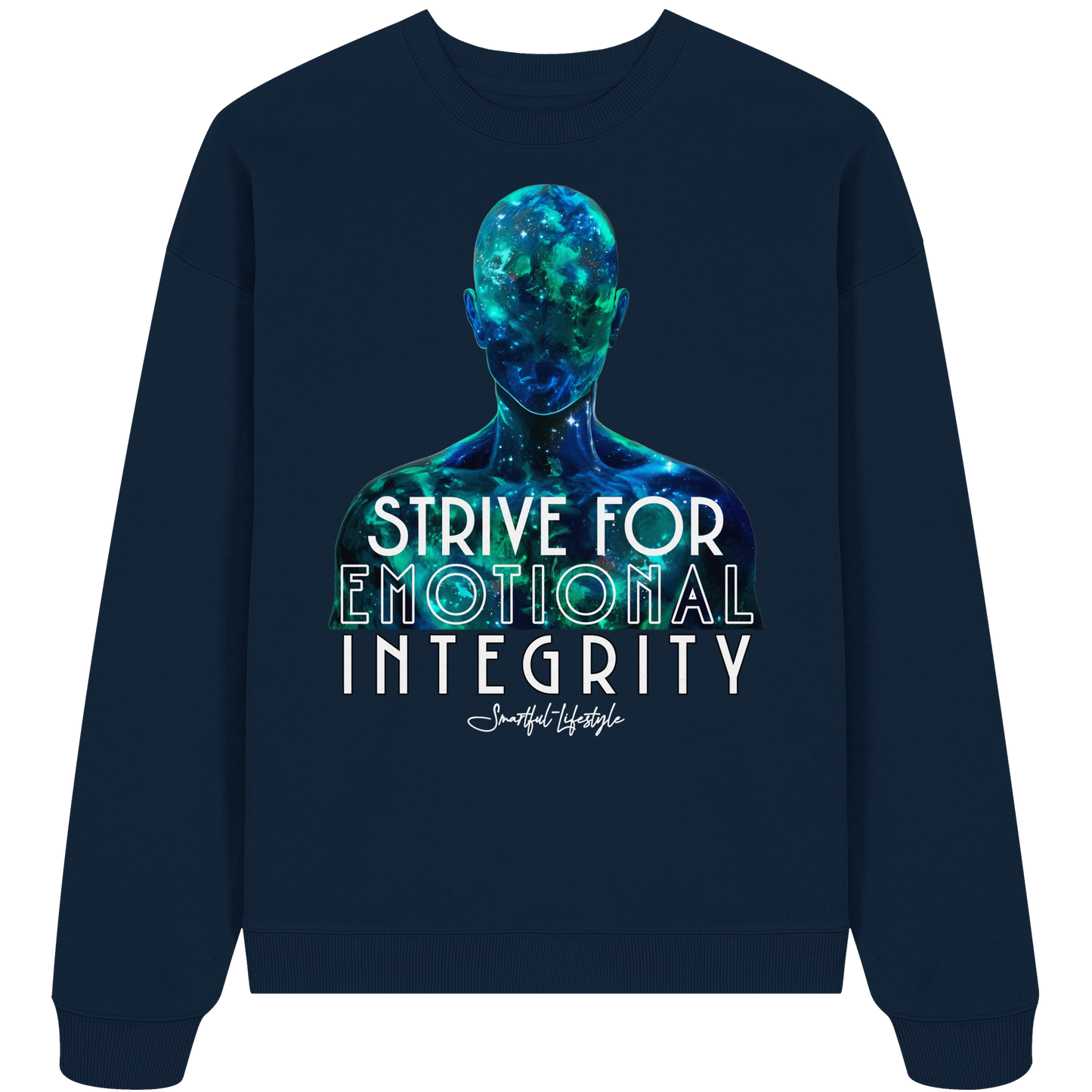 Oversized Eco Sweatshirt | Strive for Emotional Integrity ☆
