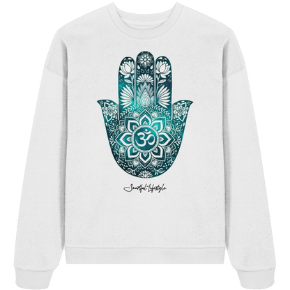 Oversized Eco Sweatshirt | Hamsa Om ☆