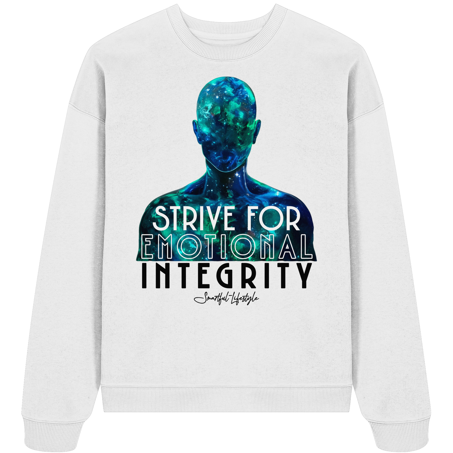 Oversized Eco Sweatshirt | Strive for Emotional Integrity ☆
