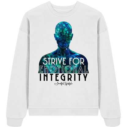 Oversized Eco Sweatshirt | Strive for Emotional Integrity ☆