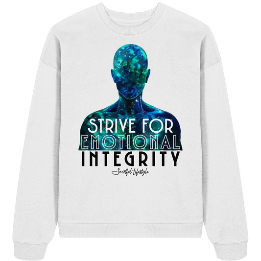 Oversized Eco Sweatshirt | Strive for Emotional Integrity ☆
