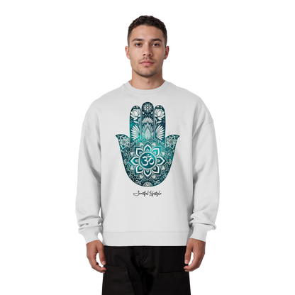 Oversized Eco Sweatshirt | Hamsa Om ☆