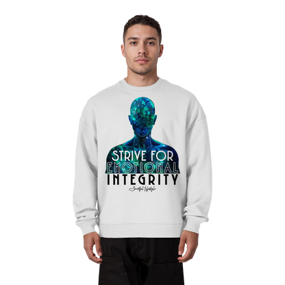 Oversized Eco Sweatshirt | Strive for Emotional Integrity ☆